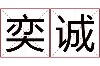 奕名字意思